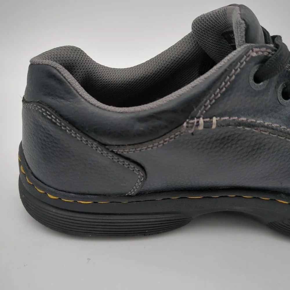 Dr Martens Rockland Shoes Mens 12 Black Pebble Leather Oxford Chunky Goth Grunge
